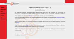 Desktop Screenshot of musikverein-soest.de